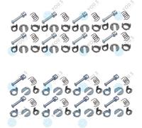 16 X You.S Serratura Cilindro Set Anteriore Sinistra Destra per BMW 3 Tour E46