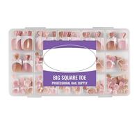 160/128 Pezzi Unghie Discrete Artificiali Discrete, Non dannose, Autoadesive Flessibili, Forma Naturale Per Impronte Unghie Per Occasioni Speciali Artificiali Matrimonio