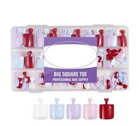 160/128 Pezzi Unghie Discrete Artificiali Discrete, Non dannose, Autoadesive Flessibili, Forma Naturale Per Impronte Unghie Per Occasioni Speciali Artificiali Matrimonio