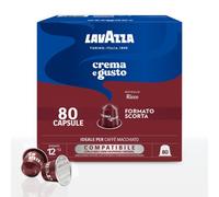 160 Capsule Alluminio Compatibili Nespresso Caffe Lavazza Crema e Gusto Ricco