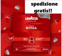 160 Capsule Caffè Lavazza Qualità Rossa Alluminio Compat. Nespresso Ex Armonico
