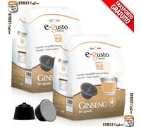 160 Capsule Cialde Caffè Pop E-Gusto Ginseng Compatibili Nescafè Dolce Gusto