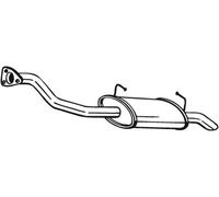Bosal Marmitta 279-649 Silenziatore posteriore per Mitsubishi Pajero