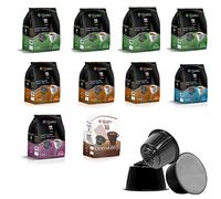 160 E-GUSTO MIX INTENSO, CREMOSO, ARABICO, DECAFFEINTO, CIOCCOLATO COMPATIBILI DOLCE GUSTO