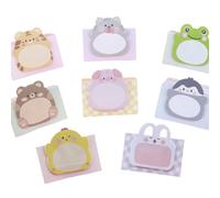 160 fogli di cartoni animati autoadesivi per appunti, 60 x 58 mm, piccoli blocchi per appunti per studenti, insegnanti, note