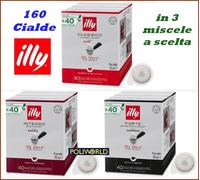 160 illy Cialde caffè Ese 44 IN 3 miscele CLASSICO INTENSO FORTE filtro carta