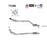 160 KW 218 CV CATALIZZATORE PER Mercedes CLK Cabriolet A209 CLK 320