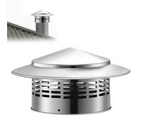 160 mm di diametro interno Copertura per comignolo: protezione per comignolo, comignoli antipioggia, parapioggia, paracomignolo in acciaio inossidabile