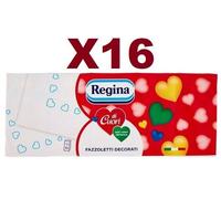 160 PACCHETTI REGINA DI CUORI FAZZOLETTI DECORATI 4 VELI