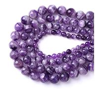 160 perline in quarzo naturale con ametista da sogno, 4 mm, per la creazione di gioielli, fai da te, classe A+