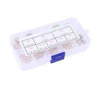 160 pezzi 2/2,5/3/4/5/6/8/10 mm Kit assortimento di dadi esagonali in ottone con filettatura grossa esagonale per macchine hardware