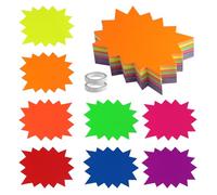 160 Pezzi 8 Colori Segni Starburst 16 x 12cm Adesivi Prezzo Vendita Etichette Prezzo di Carta per Negozi al dettaglio Supermercato Centro Commerciale Mercato Verdure
