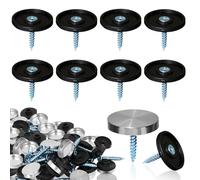 160 Pezzi Chiodi Sigillanti per Membrana, 3,5×25 mm con Rondella - Chiodi di Montaggio a Nido d'Ape per Aiuole Rialzate, Edilizia e Drenaggio, Chiodi Decorativi con Rondella