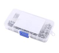 160 pezzi di bulloneria e dadi Set di Viti a testa bombata con impronta a croce Kit in acciaio inox 304 Kit di assortimento di dadi M2 M2.5 M3 M4 M5