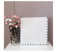 160 pezzi Tappetino da gioco ad incastro in morbida schiuma felpata 12x12x0 | Piastrelle di gommapiuma ad incastro di colore bianco, dimensioni 12x12x0,4 pollici, ideali per asili nido e sale giochi, che