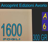 1600 FF CARTA CARTONCINO BIGLIETTI VISITA AVORIO X STAMPANTE LASER INKJET