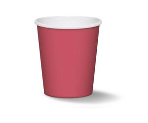 1600 WEBIO BICCHIERI Bicchierini carta Cartoncino caffè bevande 75ml ROSSO