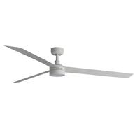 160cm Ventilatore Con LED Lampada Incrociatore Bianco Dc Ventola Telecomando [EEK: E]