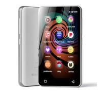 160GB Lettore MP3 con Bluetooth e WiFi, Innioasis lettore MP3 Spotify,Pandora, Amazon Music, Audible, Libby, audiolibri,touch screen da 4 pollici MP3 Lettore Musicale（Bianco）