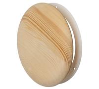 Ø 160mm Diffusore in Legno per Sauna - Valvola a Disco Regolabile - Rotonda Griglia di Ventilazione