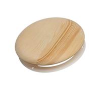 Ø 160mm Diffusore Universale di Mandata e Aspirazione in Legno per Sauna - Valvola d'aria Regolabile per Parete e Soffitto - Coperchio di Ventilazione