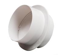 160mm Round Check Valve ABS Airflow Duct | Efficient one-way airflow, prevents backdrafts, smooth ventilation, control, 160mm interface