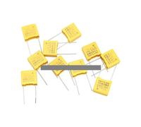 160pcs Polypropylene Film X2 Capacitor Assorted Kit 275VAC 18Values 102K - 225K 1NF - 2.2UF Sample Set MQXFCZUX