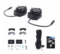 160W LED Work Light Pods 3.5" Universal Driving Lights Spot Flood Combo 6000K