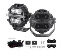 160W LED Work Light Pods 3.5" Universal Driving Lights Spot Flood Combo 6000K