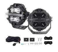 160W LED Work Light Pods 3.5" Universal Driving Lights Spot Flood Combo 6000K
