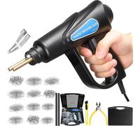 160W Saldatore per Plastica Kit Di Riparazione Paraurti Auto Con 800 Pezzi 6 Tip