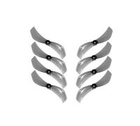 1610 Rinforzata A 2 Pale Da 40 Mm Foro Albero 1 ,5 for FPV Drone UAV Tinywhoop Allineamento Di Potenza 4 Paia(4Pairs 1mm Gray)