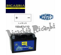 16267 - BATTERIA MAGNETI MARELLI 12V 11AH MOTZ12S SIGILLATA PRECARICATA