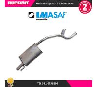 162807 Marmitta terminale adatto a Fiat Panda (141A_) 4x4 95 (MARCA IMASAF)..