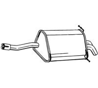 163 CV SILENZIATORE POSTERIORE PER MERCEDES W203 C 200 Kompressor KW 12