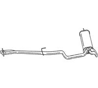 163 CV SILENZIATORE POSTERIORE PER MERCEDES T-Model S210 E 270 T CDI KW