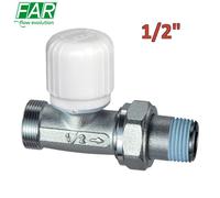 1630 - valvola 1/2'' termostatizzabile dritta attacco rame o multistrato - FAR