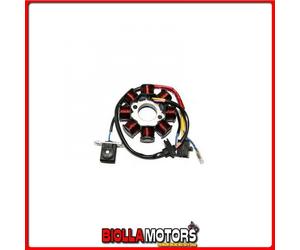 163078 STATORE COMPLETO KYMCO Agility R16 150CC 2008/2013 MONOFASE 12 POLI C/PIC