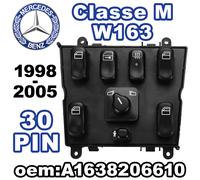 1638206610 Pulsantiera Console Interruttori Alzacristalli MERCEDES CLASSE M W163