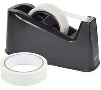 1639 500 Dispenser per Nastro Adesivo Con 4 Rotoli Di Nastro, Nero