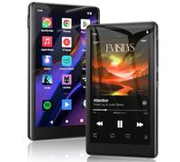 163GB Lettore MP3 con Bluetooth Spotify, Schermo Touch 4.5 Pollici, Lettore MP4 con WiFi, 2000mAh Stereo Portatile HiFi Altoparlanti, Amazon Music, Lettore Musicale Streaming Android per Bambini, FM