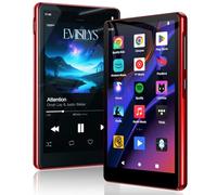 163GB Lettore MP3 con Bluetooth Spotify, Schermo Touch 4.5 Pollici, Lettore MP4 con WiFi, 2000mAh Stereo Portatile HiFi Altoparlanti, Amazon Music, Lettore Musicale Streaming Android per Bambini, FM