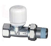1640 12, mis 1/2", Valvola termostatizzabile diritta, attacco tubo ferro FAR