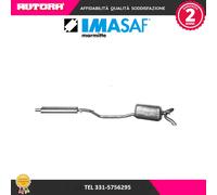 164509 Silenziatore posteriore adatto a Lancia Y (840) (MARCA IMASAF)..