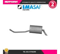 Silenziatore posteriore adatto a Lancia Y (840) (MARCA IMASAF)..