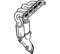 165 CV CATALIZZATORE PER NISSAN X-Trail T30 2.5 4x4 KW 121 CV 165