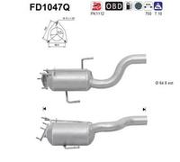 165 KW 225 CV FAP PER VW Touareg 7LA, 7L6, 7L7 3.0 V6 TDI