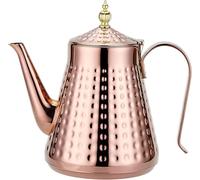 1650ml Teiera in acciaio inoxcon,Con Infusore per Tè Sfuso,Teiera vintage,rame