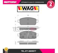 1652 Kit pastiglie freno a disco post.adatto a Chevrolet Cruze (MARCA WAG)