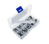 165PCS/LOT SMD Aluminum Electrolytic Capacitor Assorted Kit Set Samples Kit 0.47uF 1uF 2.2uF 4.7uF 10uF 22uF 47uF 100uF 10Values MQXFCZUX